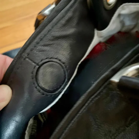 Kenneth Cole Black Leather Bag - Picture 5 of 8